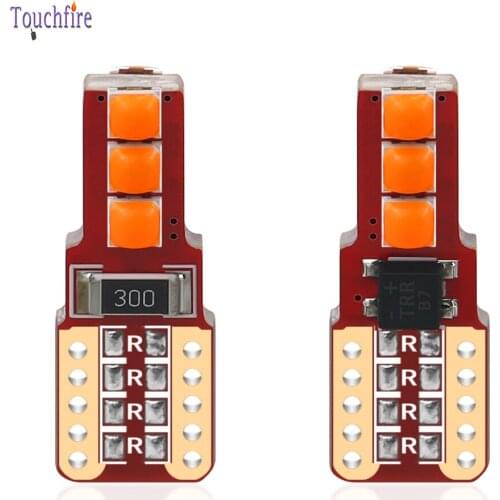 2pcs T10 W5W 194 LED Car Bulb 3030 6SMD Parking Car Styling Dome Interior Reading Light 12v 6000K Golden Blue Orange wholesale