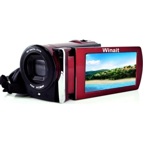 Free Ship 3 Inch LCD Screen Mini HD Digital Video Camera 12MP 16X Zoom Camcorder Cheap Video Camera DV DVR 32GB Card