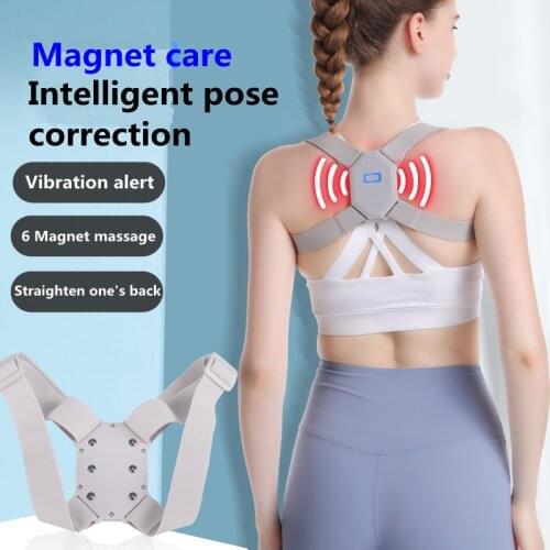 Electronic Sensor Vibration Reminder smart Back Posture Corrector Suitable for adults children correct Adjustable support brace