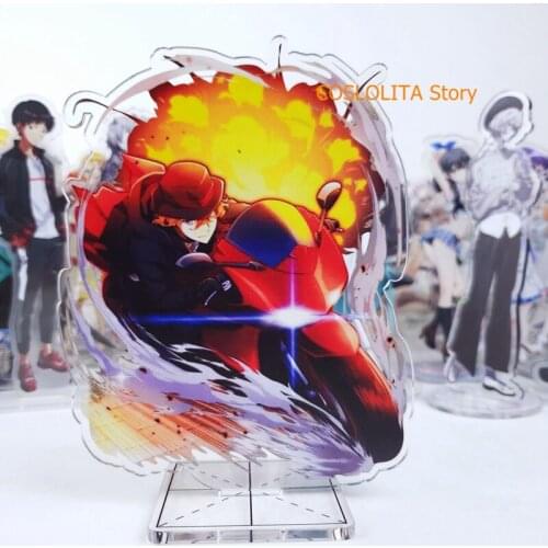 Anime Bungo Stray Dogs Nakahara Chuuya Cute Keychain Stand Figure Acrylic Model Plate Desk Decor Pendant Key rings Xmas Gifts