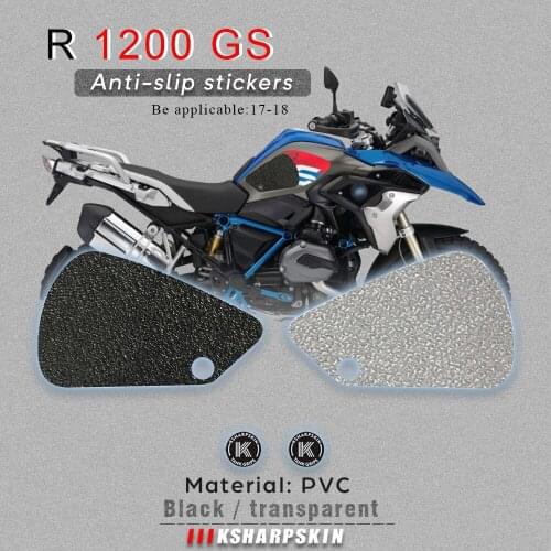 Motorcycle Tank Pad Tank grip friction protector Non-slip decals Waterproof sticker Knee Pads for BMW 17-18 R 1200 GS R1200GS
