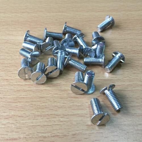 FREE SHIPPING High Quality 6mm (M6) Flat Screws Flat Bolts For Cake Stand Handles Replacing the Bottom Screw WHOLESALE