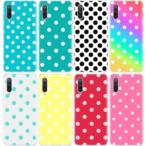 Creative Design Polka Dot Phone Case For Xiaomi Redmi Note 9s 8T 8 7 6 6A 8A 5 Pro Mi 9 8 CC9 10 K30 K20 F1 5X 6X Cover Coque