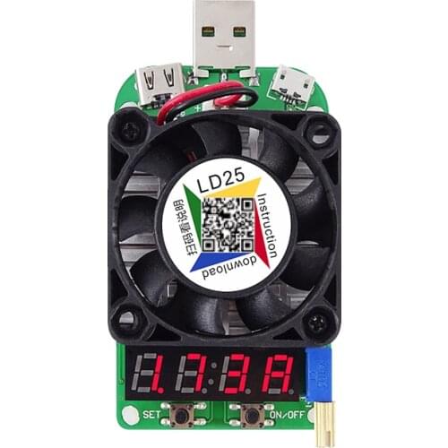 DC electronic load usb fast charge tester data line charger voltage and current meter QC decoy