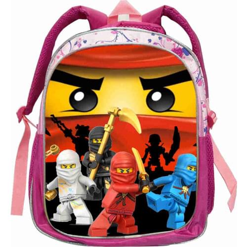 New 16 inch Kids Cartoon Ninjago Backpack Children Teenagers School Rucksack For Girls Boys School Bags Mochila
