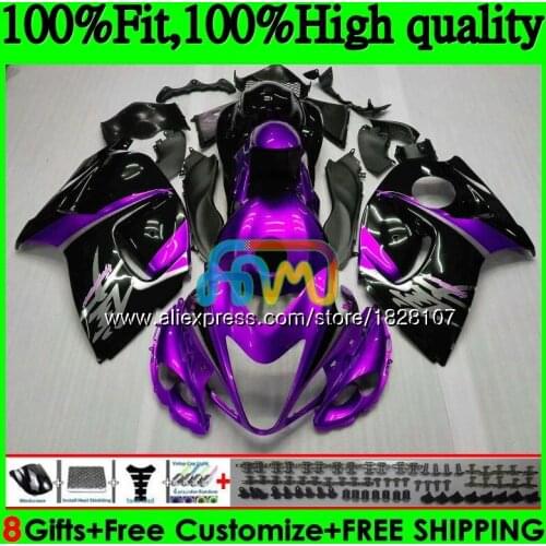 Injection For SUZUKI Hayabusa GSXR-1300 GSXR 1300 56BS.107 GSXR1300 08 09 10 11 12 2008 2009 2010 2011 2012 Purple black Fairing