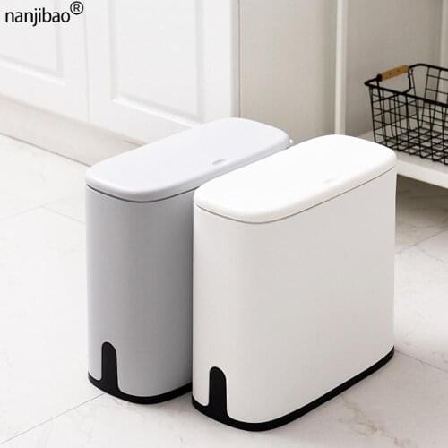 11L Toilet Waste Bin Dustbin Basket lixeira de banheiro Trash Can Garbage bag holder zero waste Bathroom Cleaning Storage Box