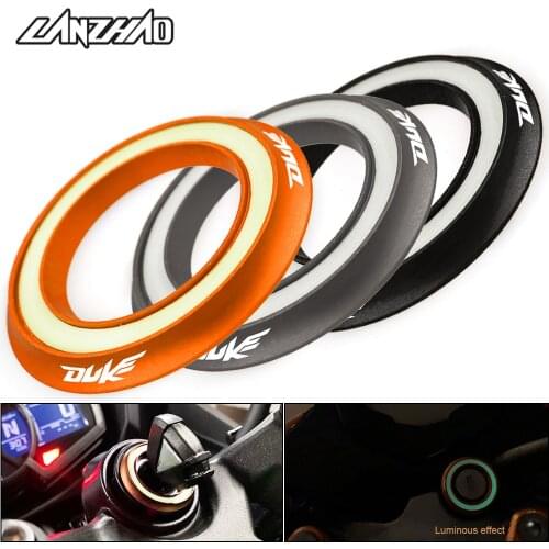 Duke Motorcycle Ignition Switch Cover Luminous Ring for KTM Duke 125 200 250 390 690 990 1290 2013 2014 2015 2016 2017 2018 2019