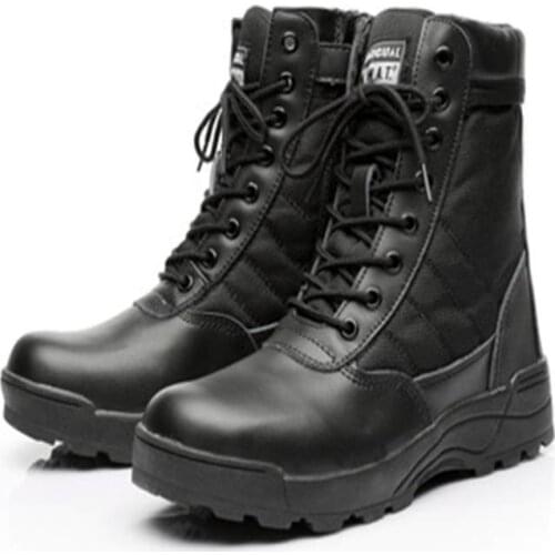 Men Tactical Boots Army Boots Mens Military Desert Waterproof Work Safety Shoes Climbing Sport Shoes Ankle Men Outdoor Boots