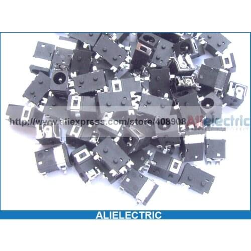 500pcs 3.5mm x 1.3mm DC Socket Jack Female SMD PCB Charger Power Plug Soldering