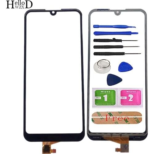 Mobile Touch Screen For Huawei Y6 2019 / Y6 Prime 2019 / Y6 Pro 2019 Touch Screen Digitizer Panel Lens Sensor Front Glass Tools