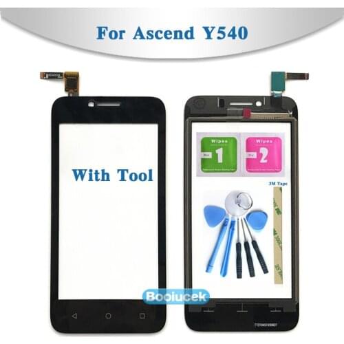 High Quality 4.5" For Huawei Ascend Y540 Touch Screen Digitizer Sensor Outer Glass Lens Panel