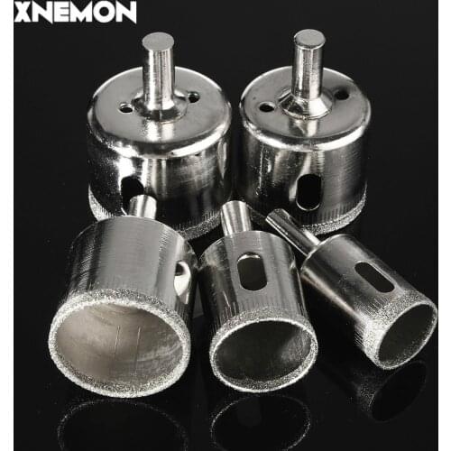 XNEMON 5Pcs/set Diamond Holesaw 20 25 32 35 38mm Drill Bits Tile Ceramic Glass Slate Porcelain Marble