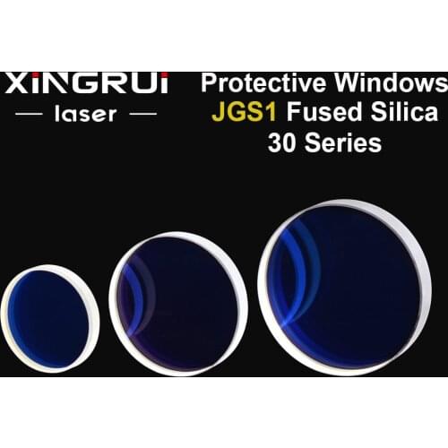 XR Laser Protective Windows HQ Fused Silica Material AR 1064nm Coating Dia 30 34 35 36 37 38mm for Fiber Laser Machine
