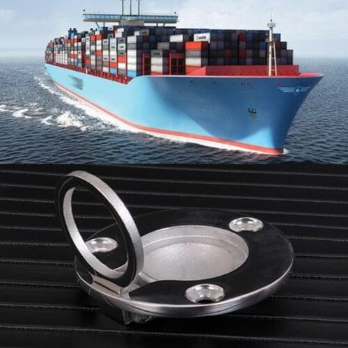 1Pc Boat Marine 316 Stainless Steel Round Flush Lift Ring Hatch Pull Handle Flush Mount Lifting Ring 40*55mm For Rowing Boats