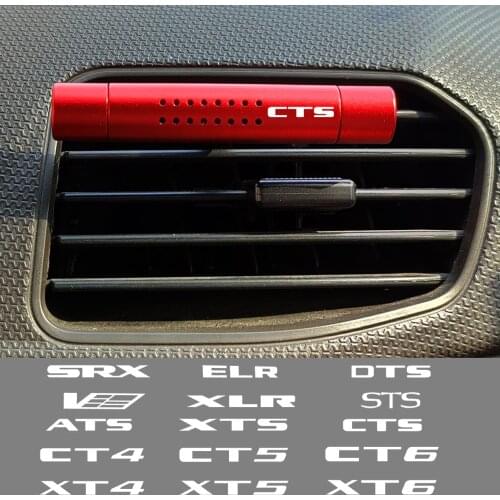 Car Aromatherapy For Cadillac XTS XT6 XT5 XT4 XLR V DTS CTS V CT6 V CT5 V CT4 Car Air Freshener Outlet Aromatherapy Clip Sticks