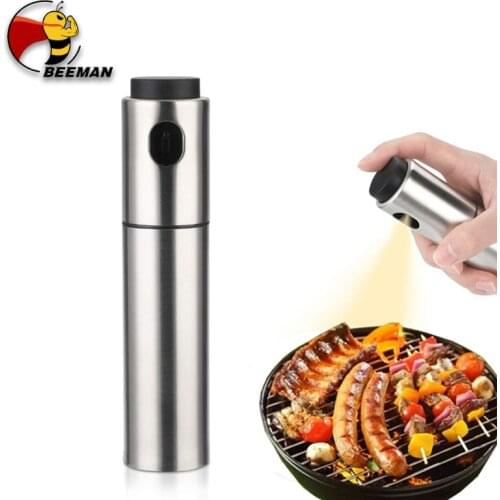 Beeman Kitchen Stainless Steel Olive Oil Sprayer Bottle Pump Oil Pot Leak-proof Grill BBQ Sprayer Oil Dispenser Cookware Tools