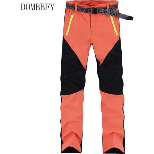 Summer Women Men Quick Dry Pants Hiking Breathable Elastic Sport Outdoor Trousers Water Repellent Trekking Climbing Female Pants