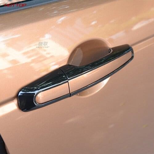 8pcs Abs Black Door Handle Cover For Range Rover Evoque Sport Freelander / for Jaguar Xe Xf F-type Discovery 5 Car Accessories