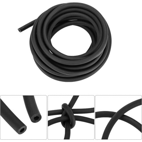 Black 1M/2M Natural Latex Slingshots Elastic Rubber Tube Tubing Band For Hunting Gym Exercise Magic