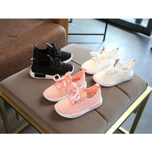 Spring Autumn Kids Shoes 2018 Fashion Mesh Casual Children Sneakers For Boy Girl Toddler Baby Breathable Sport Shoe