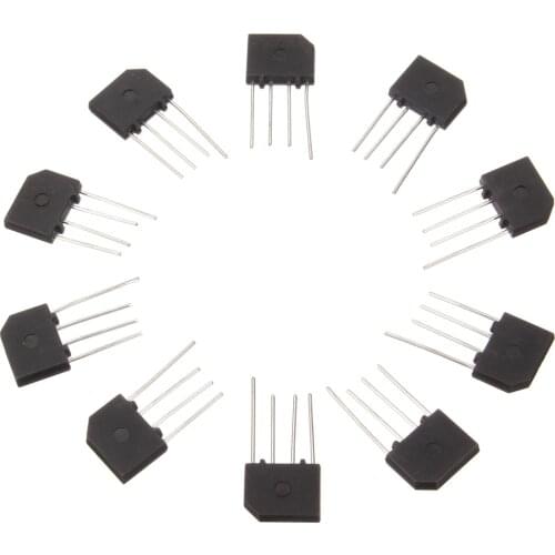 10PCS 3A 1000V KBP307 diode bridge rectifier KBP 307 power diode electronica componentes