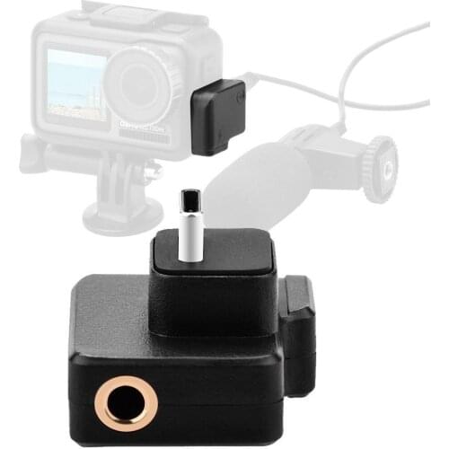 Dual USB-C Naar 3.5 Mm Mic Microfoon Adapter For Voor Dji Osmo Action Accessoires Microphone charging audio adapter