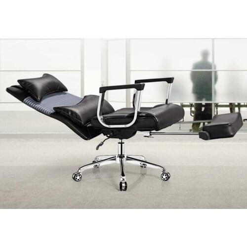 Computer chair leather boss chair high back office lunch break chair