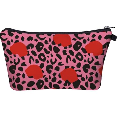 Cosmetic Bag Fashion Print Women Brand makeup bags Cute bag headset candy Cosmetic printing Collection men Multi-function new