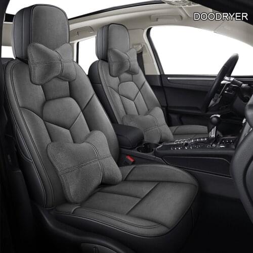 DOODRYER Custom Leather car seat cover For Mercedes-Benz E260 E300 E200 E250 E260 E320 C200 C180 C300 C260 C100 C320 car sea
