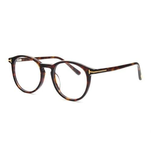 Acetate Round Eyewear Frame Men Full Rim Optical Glasses Clear Lens Goggle Vintage Prescription Myopia Eyeglasses for Women