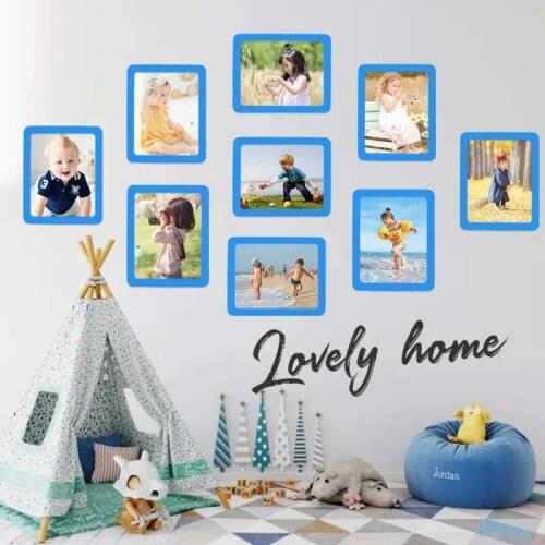 Colorful Magnetic Picture Frame A4 Photo Wall Creative PVC Magnet Photoframe For Fridge Refrigerator Magnetic Photo Frames