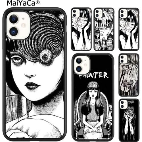 MaiYaCa Junji Ito Tomie Guro Phone Case Cover For iPhone SE 6 6s 7 8 plus X XR XS 11 12 pro max Samsung Galaxy S8 S9 S10 shell