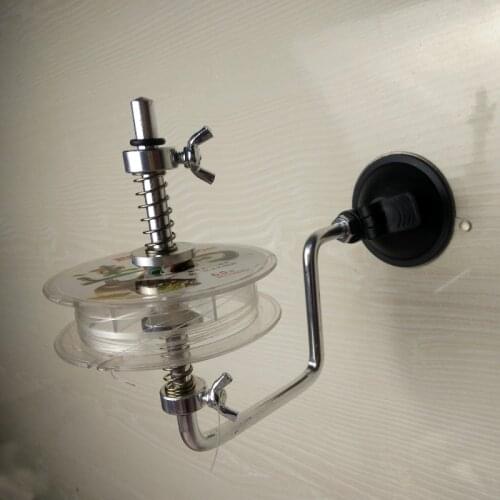Fishing line winder metal fishing line device fishing tackle single person wind the fish line instrument
