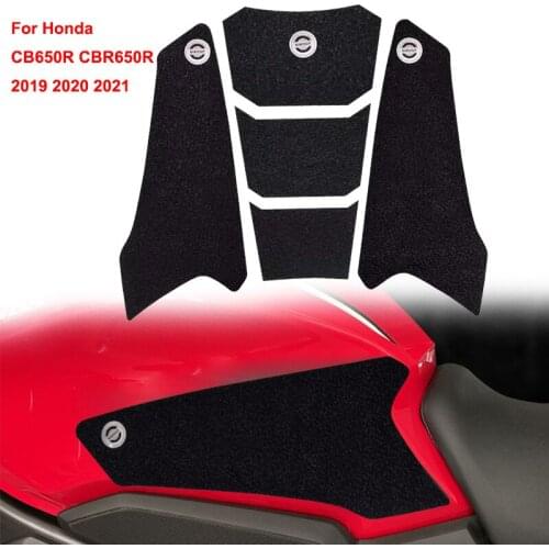 Motorcycle Tank Pad Sticker Oil tank Protector Anti slip tank grip Decals For Honda CB650R CBR650R CB CBR 650R 2019 2020 2021