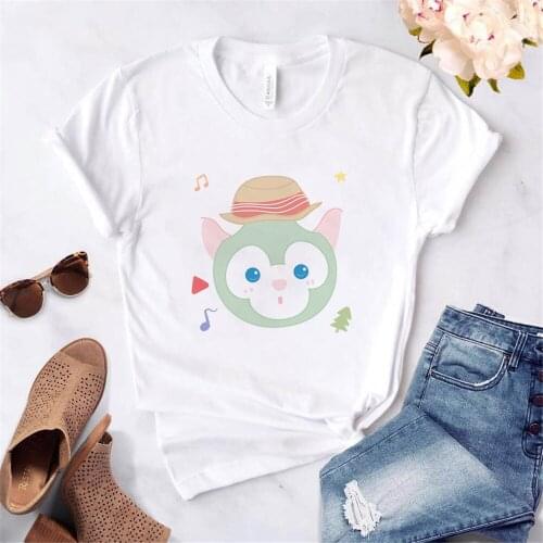 New Arrival Disney Bear T Shirt Women Duffy Tshirts Girls Kawaii Tshirt Casual Tee Tops Dropship Clothing Female