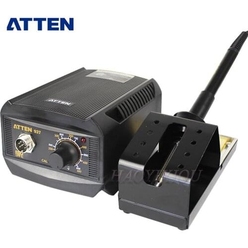 ATTNE AT937 220V/110V 50W Loodvrije Anti-Statische Digitale Display Rework Soldeerstation