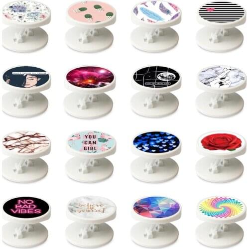 Universal Round Phone Grip For Girls Folding Phone Holder Stand Mobile Phone Accessories Soporte Movil For iPhone Huawei