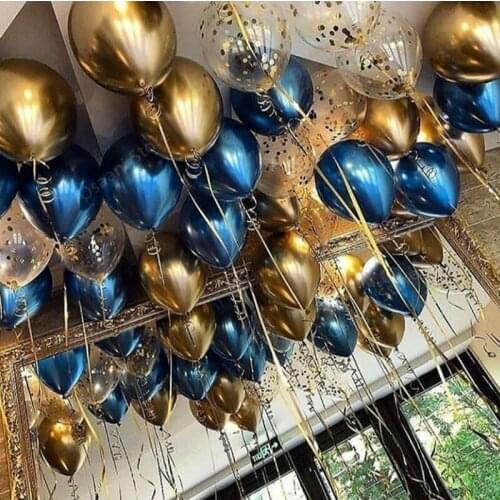 12inch Metallic Glossy Pearl Latex Balloons Wedding Birthday Party Decoration Inflatable Colorful Ballon Kids baby shower Toys
