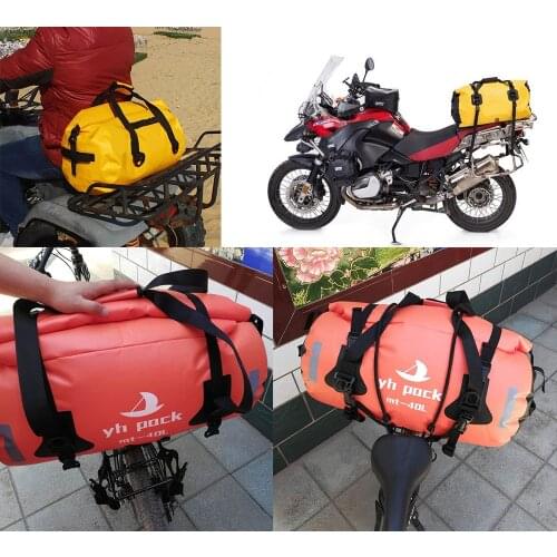 2020 New Waterproof Bag 40L 66L 90L Motorcycle Dry Duffel Bag for Travel,Motorcycling, Cycling,Hiking,Camping