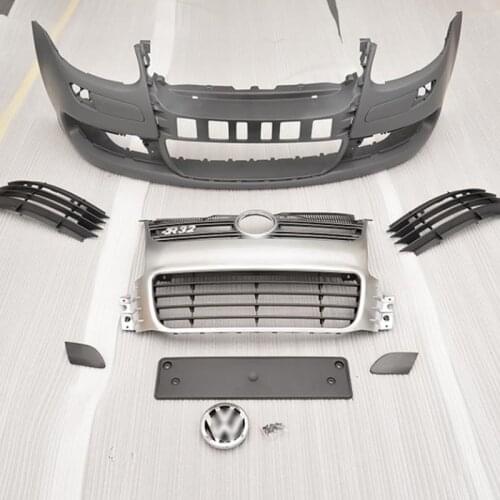 2021 Suitable For Golf Volkswagen 5 Refit Upgrade R32 Front Side Skirt and Rear Lip Tail Automobile Appearance Parts