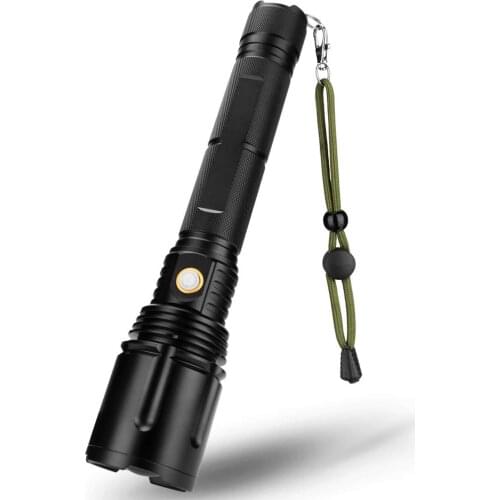 30w Ipx6 2500lumens Input Output Usb Rechargeable Waterproof 3000m Long Range XHP50 P50 XHP70 P70 Hunting Torch Light Flashlight