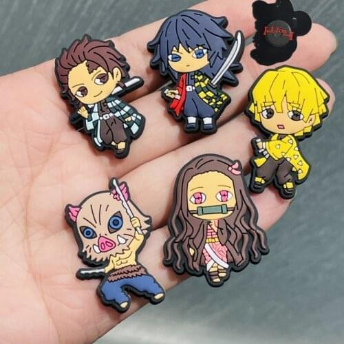 5PCS PVC Cute Japan Anime Fridge Magnetic Sticker Famous Cartoon Refrigerator Magnets Kids Gifts Souvenir Gifts Office Supplies