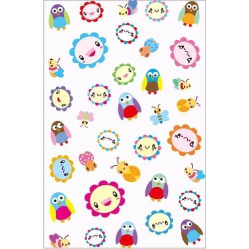 Cartoon Animals Stickers For Scrapbooking Paper Album Decor Sticker Children Kids Toy Waterproof 5pcs