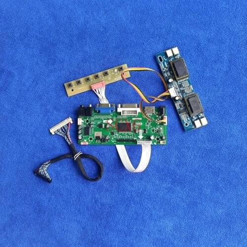For CLAA201WA04/LM201WE3/LM201WE4/M201EW02 M.NT68676 drive board Monitor HDMI-compatible DVI VGA 30-Pin LVDS Kit 4CCFL 1680*1050