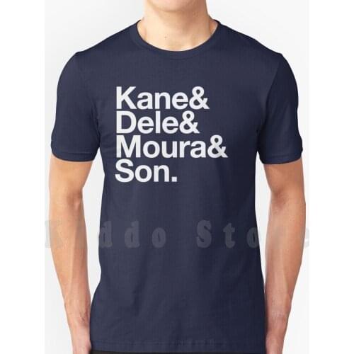 Spurs List Update T Shirt DIY Big Size 100% Cotton Soccer Spurs Football Epl Alli Bpl Coys England Son Heung Min Dele Dele Alli