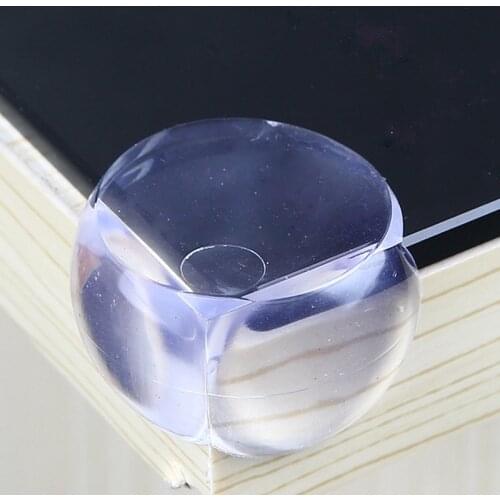 4Pcs Baby Safety Silicone Protector Table Corner Edge Protection Guards Children Anticollision Edge Angle Protection Cover