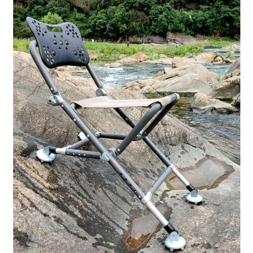 Lightweight fishing chair new all terrain folding chair portable multifunctional wild fishing stool chair