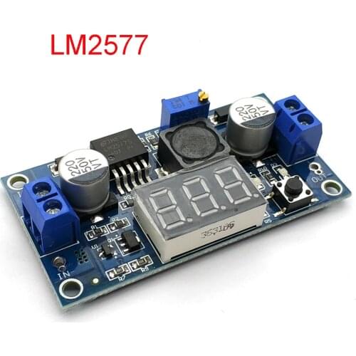 LM2577 DC-DC Boost Step Up Module Converter Digital Voltmeter Display Voltage Meter 3A Output 3-34V To 4-35V