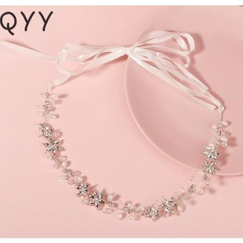 Handmade Crystal Headbands for Women Hair Accessories Wedding Hairband Bride Headpiece 2020 New Fashion Prom Hair Jewelry Gifts